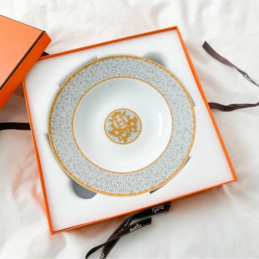 NWT Hermes Mosaique 24 soup plate - Picture 2 of 10